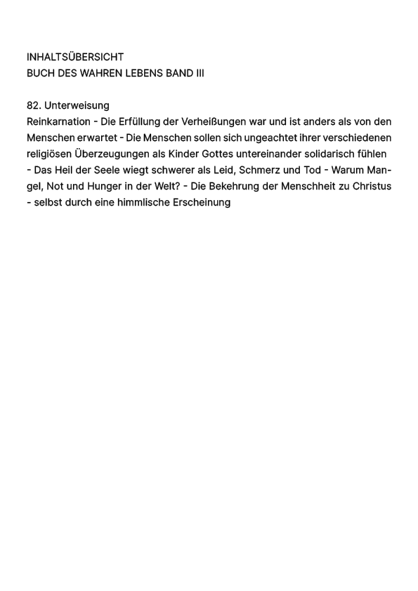 Buch des wahren Lebens III