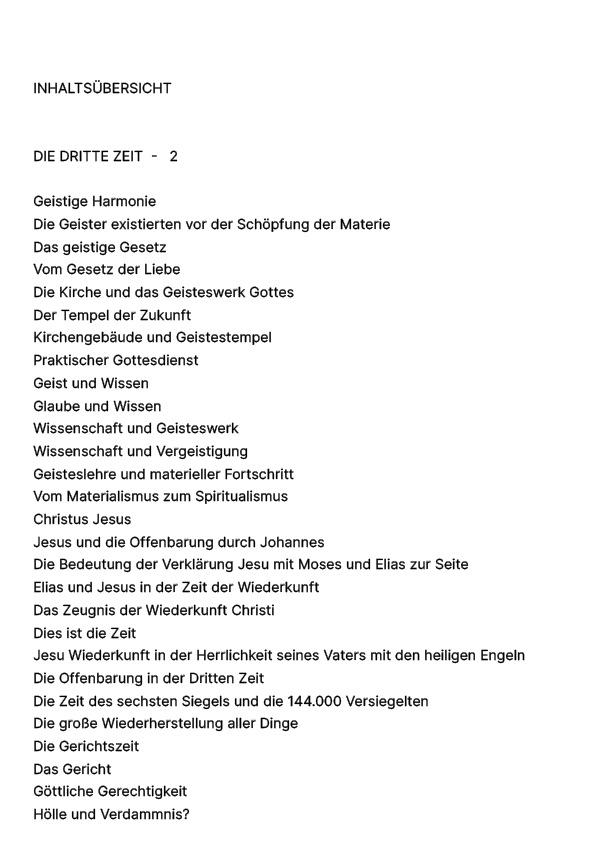 Die dritte Zeit