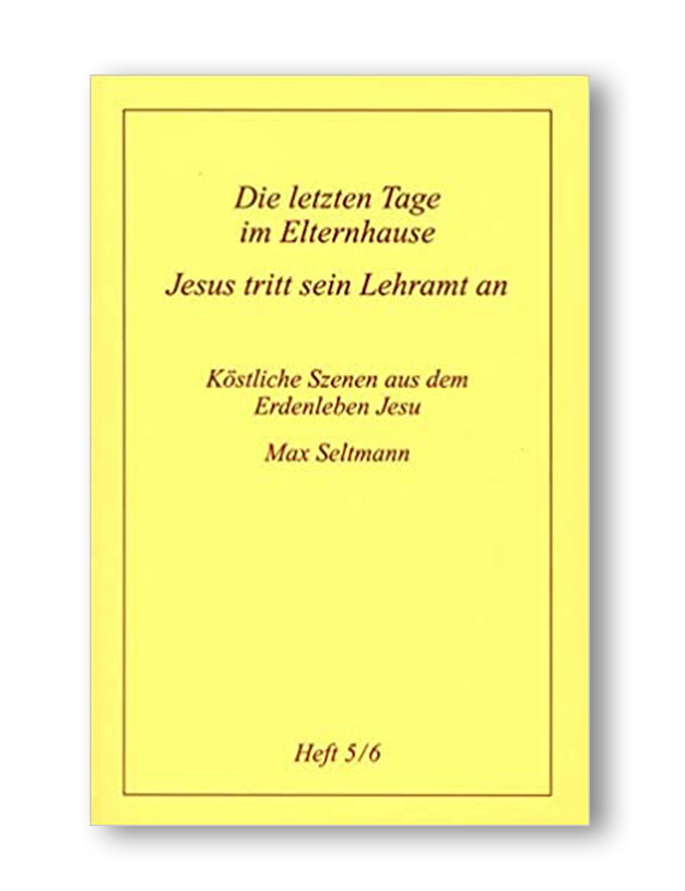 Die letzten Tage im Elternhause