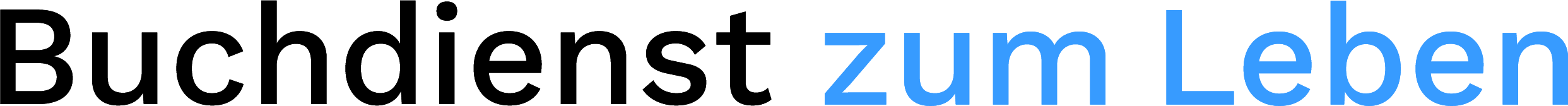 Logo Schriftzug Buchdienst zum Leben