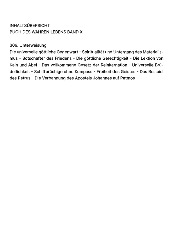 Buch des wahren Lebens X