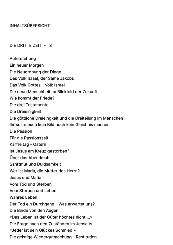 Die dritte Zeit